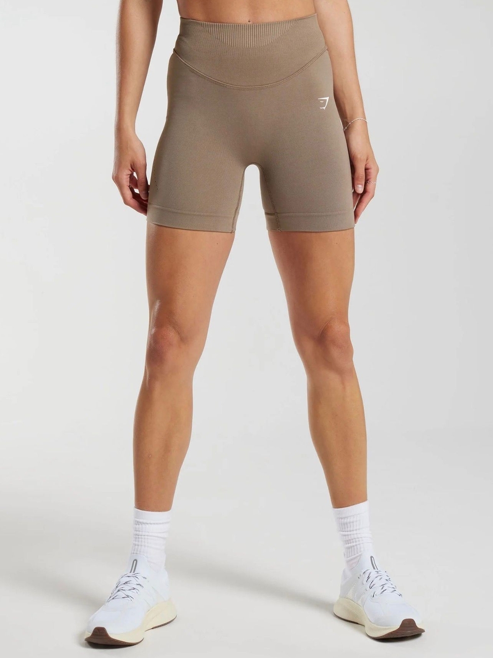 Gymshark Women Vital Seamless Short Light Grey Size has been Removed